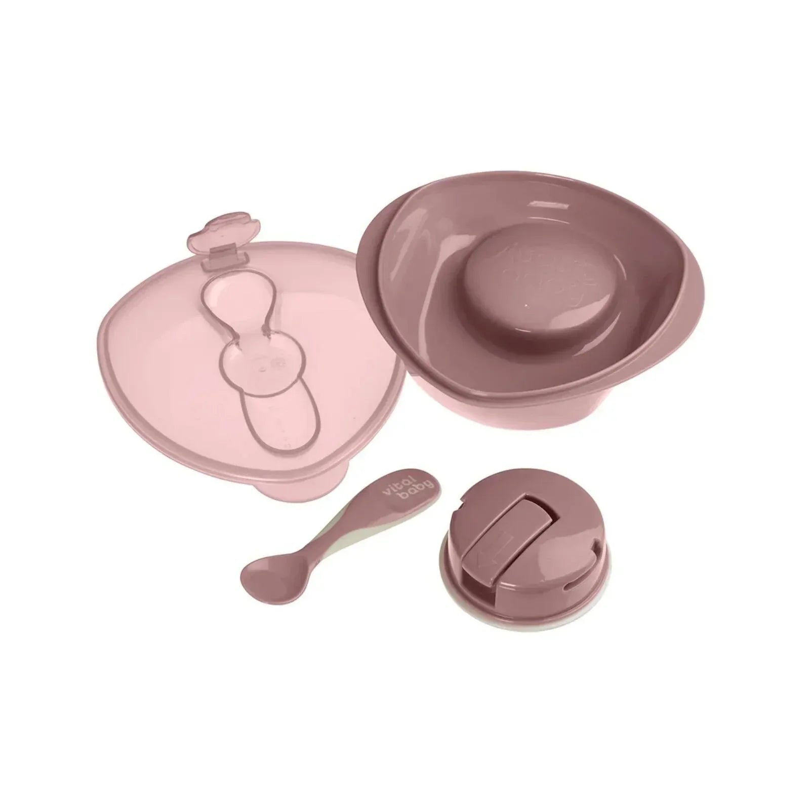 Vital Baby Nourish Power Suction Bowl - Natural Berry - Bobobiy