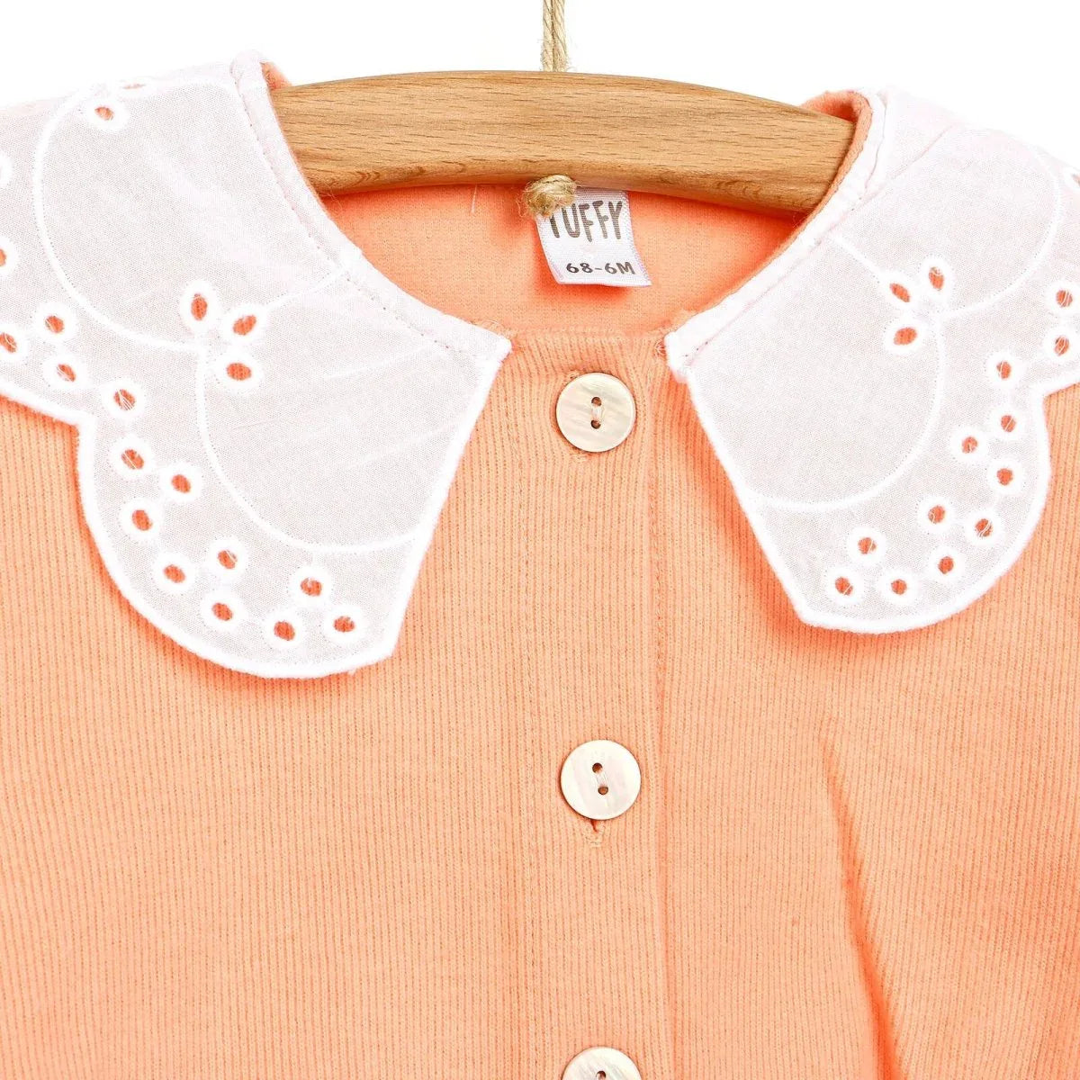 Tuffy Friendly Cardigan - Bottom - Salmon - Bobobiy