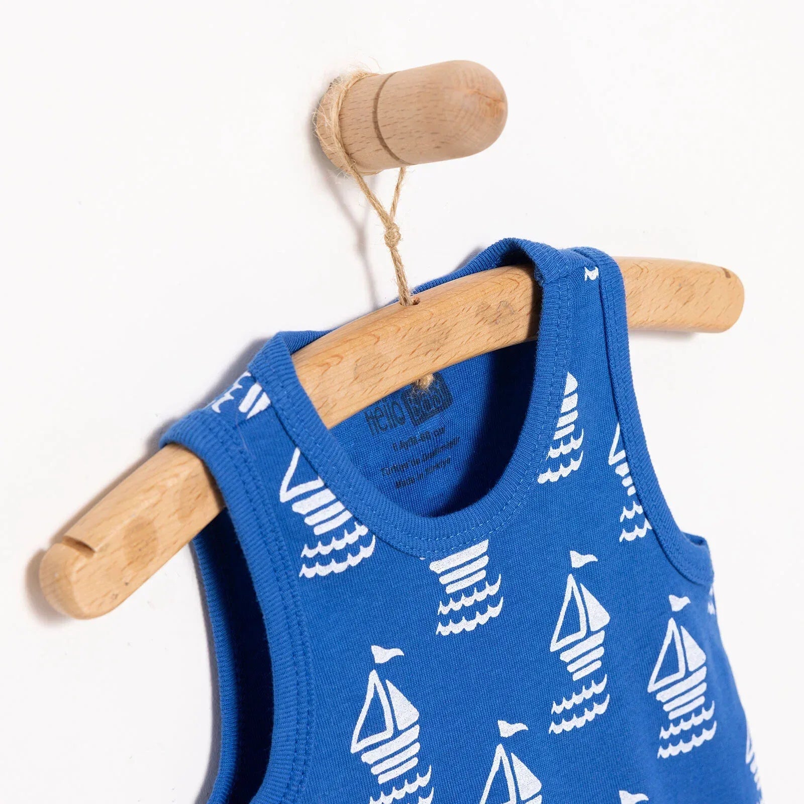 HelloBaby Boy Athlete Bodysuit - Navy Blue - Bobobiy