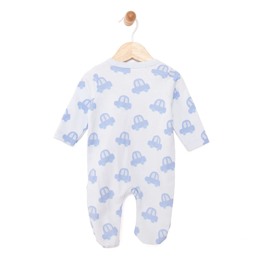 HelloBaby  Newborn Baby Boy  Footed Bottom - Blue
