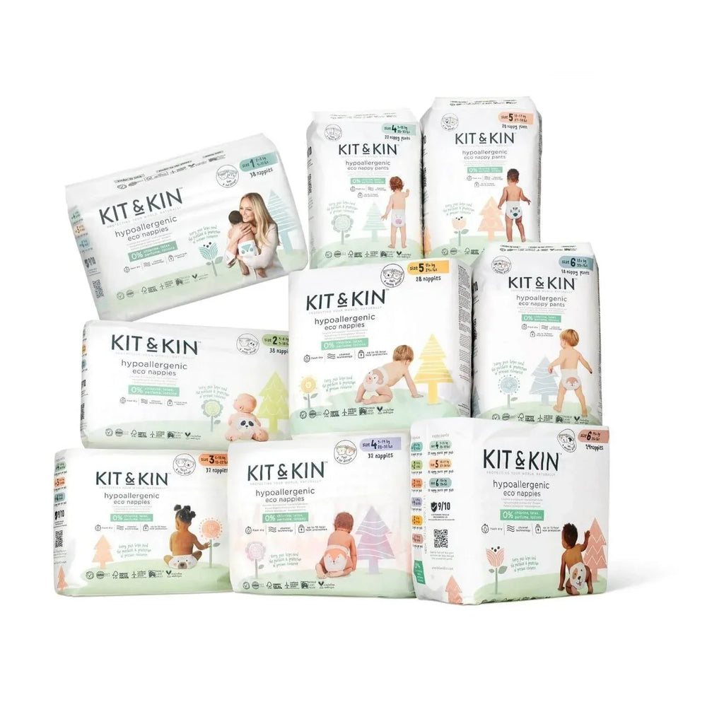 Kit & Kin Nappies Size 2 - 38 nappies - Bobobiy