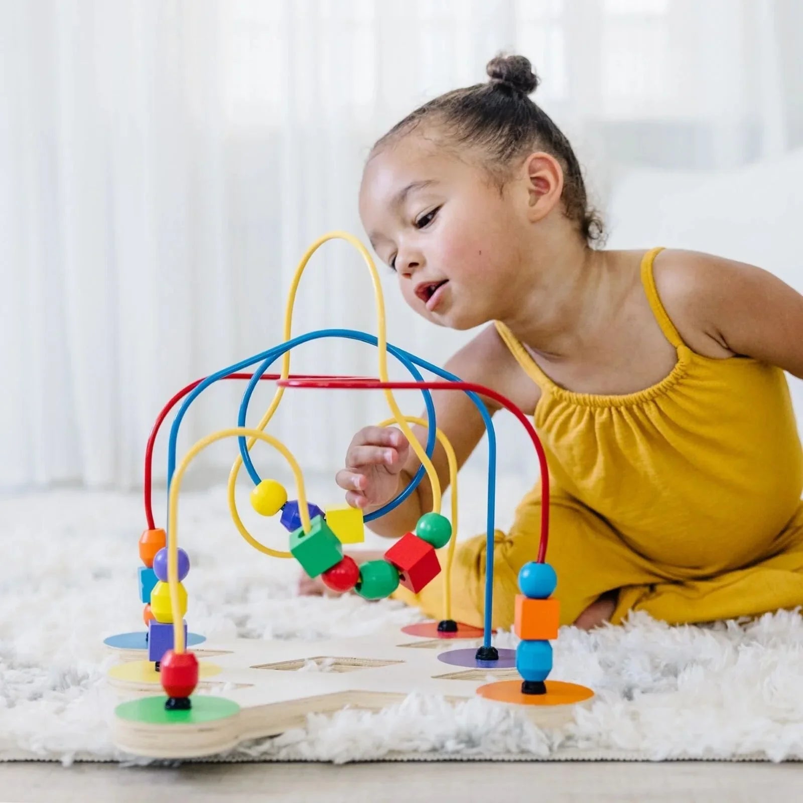 Melissa & Doug Wooden Jumbo Lacing Beads