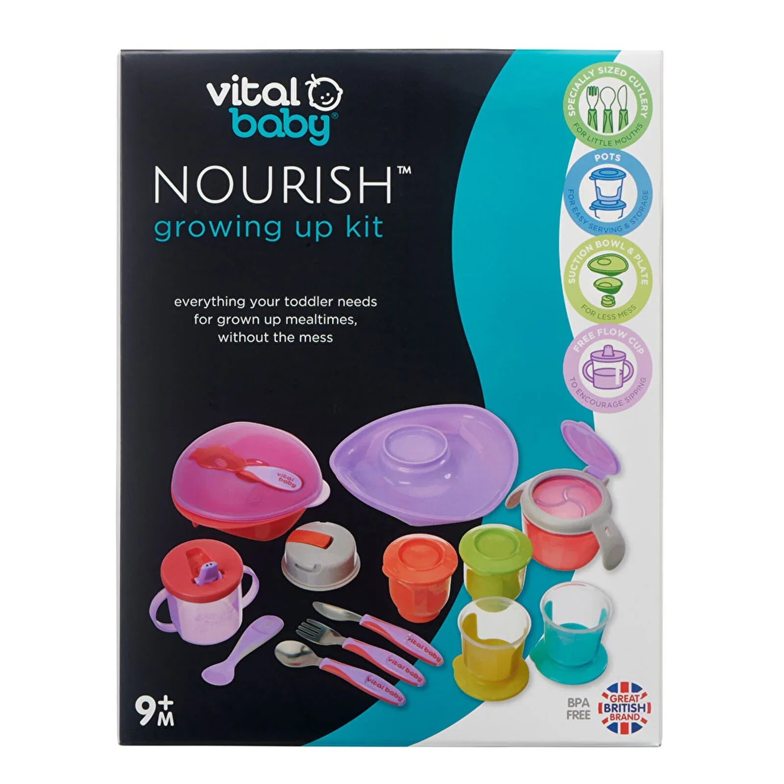 Vital Baby Nourish Growing Up Kit 9+ months - Fizz