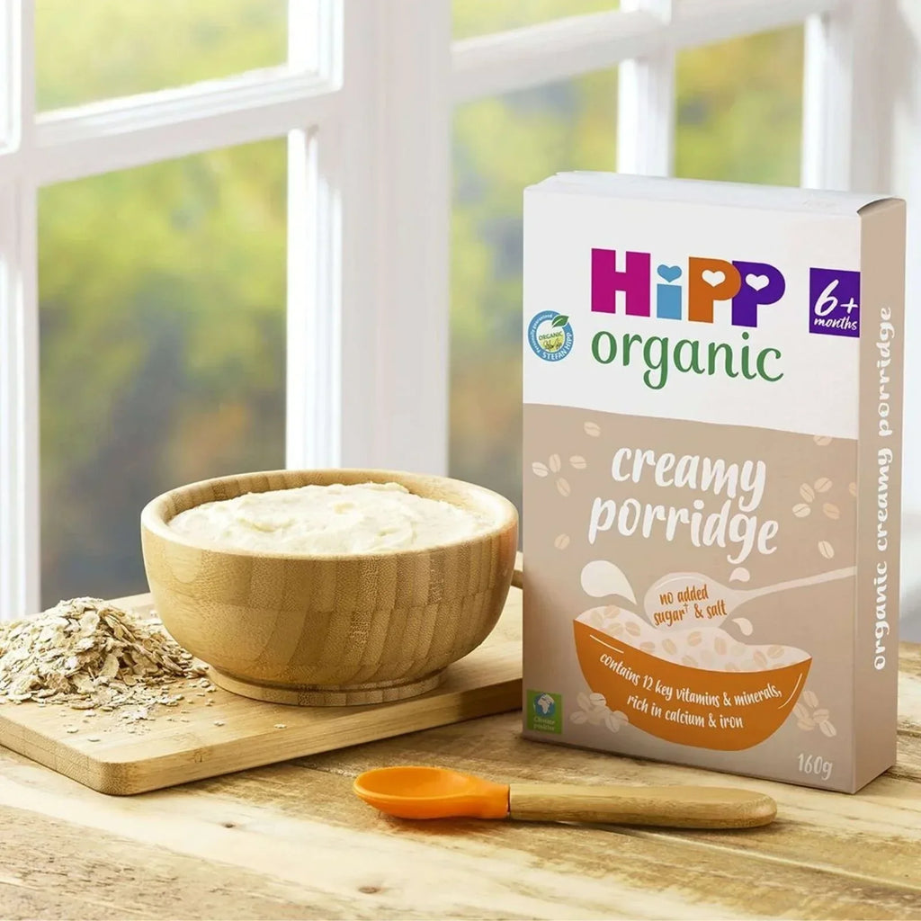 HiPP Organic Creamy Porridge Baby Cereal 6+ months 160g - Bobobiy