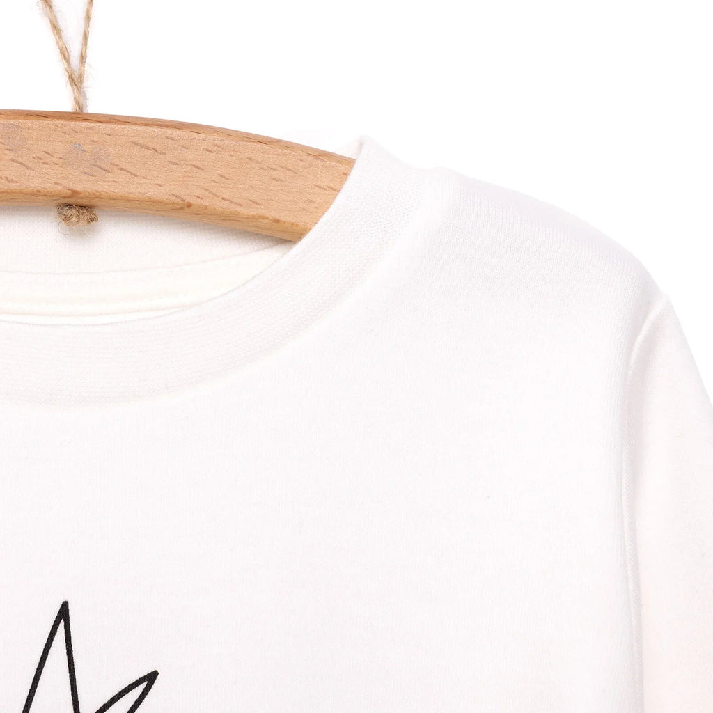 HelloBaby Baby Girl Long Sleeve T-shirt - Ecru