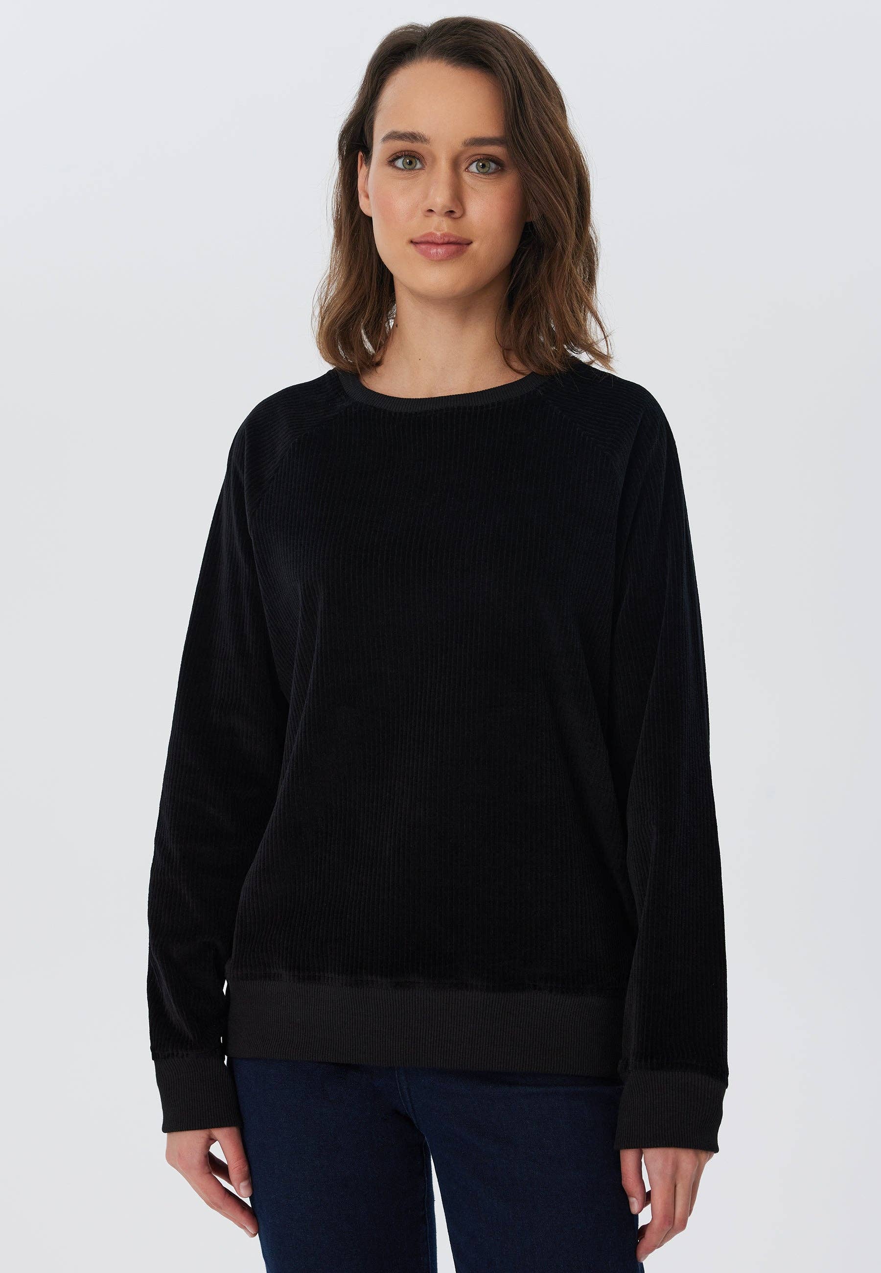 Organic Corduroy Sweatshirt: Womens