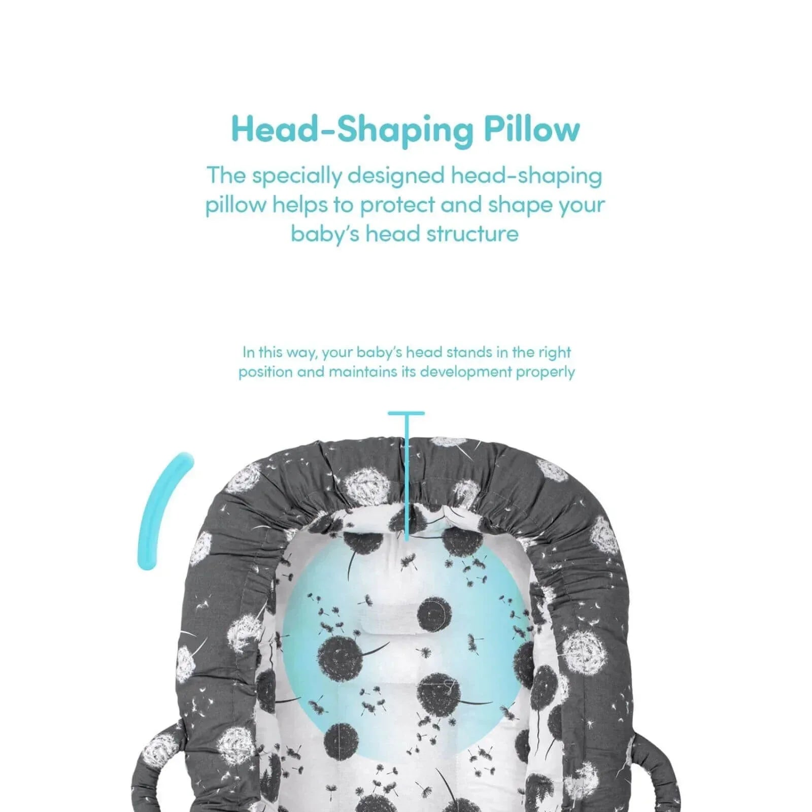 baby plus Mother Side Baby Reflux Bed - Dandelion - Bobobiy