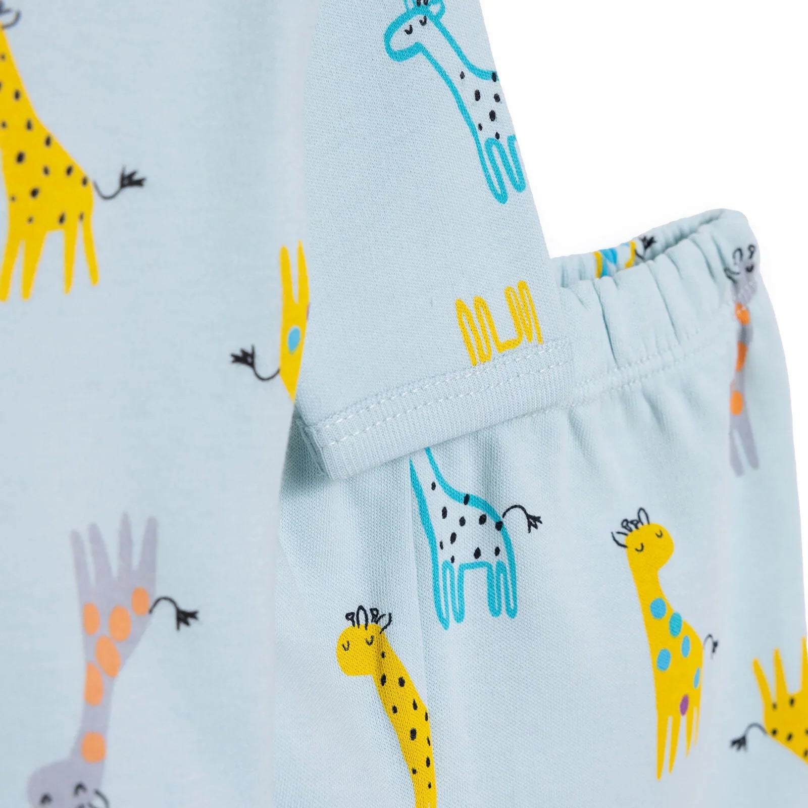 HelloBaby Unisex Body- Footless Bottom - Light Blue