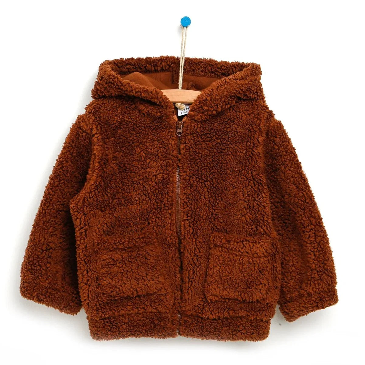 Tuffy Welsoft Plush Jacket - Brown - Bobobiy