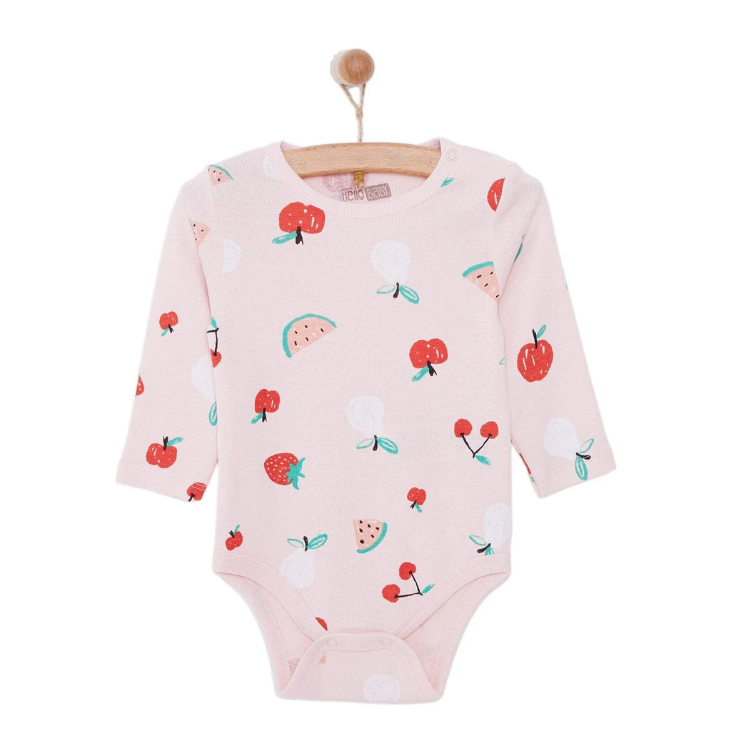 HelloBaby Baby Girl Long Sleeve Body - Pink