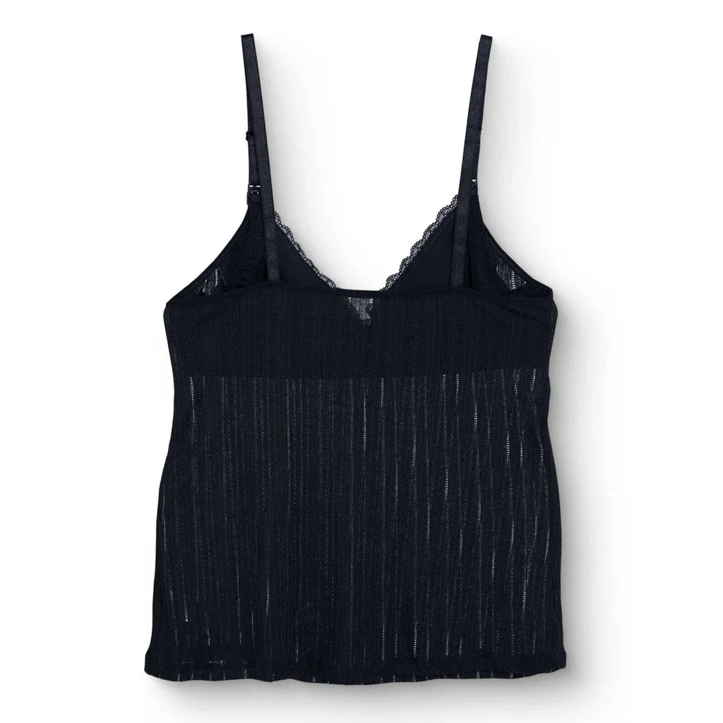 Baby Mom Mom Nursing Vest Strappy - Black