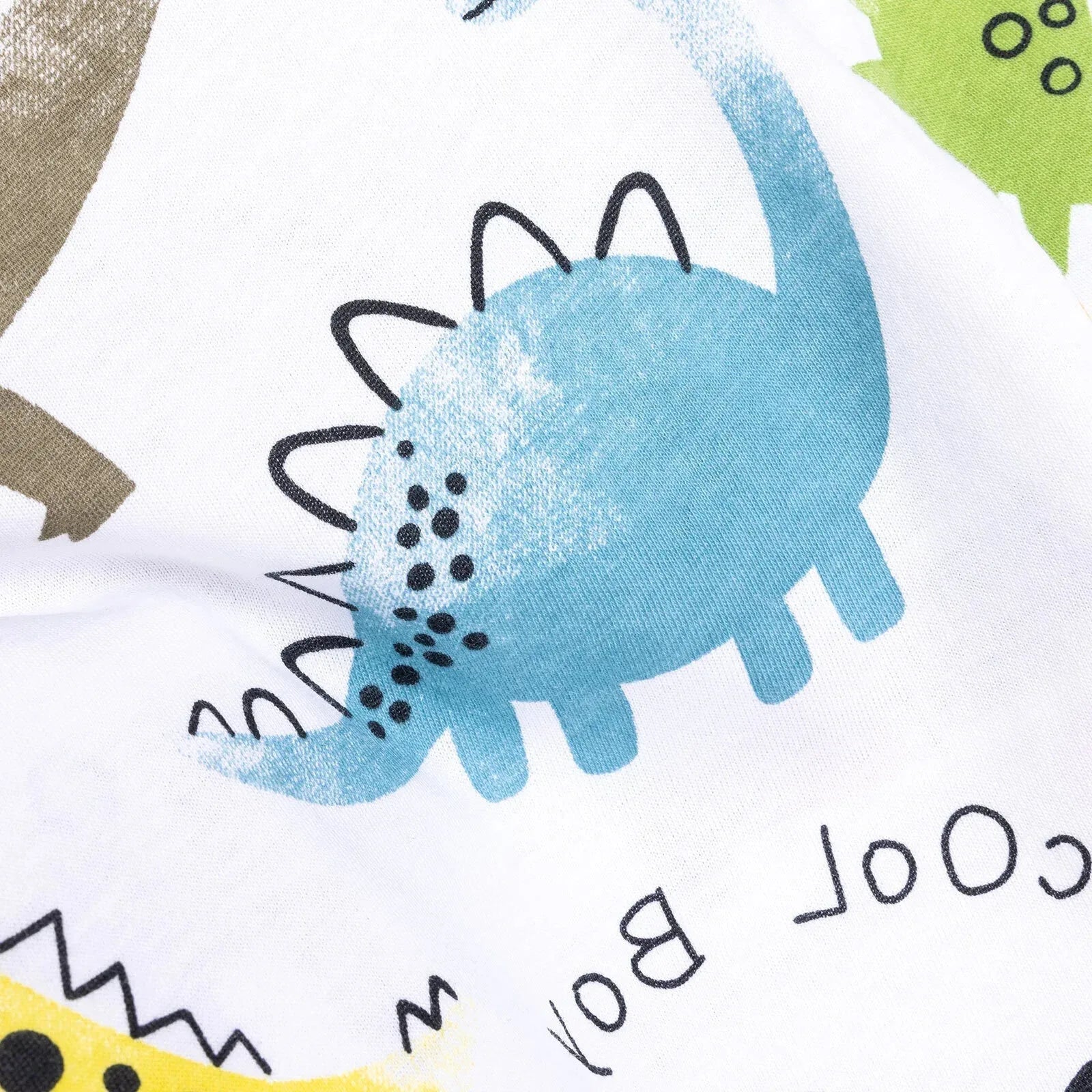 HelloBaby Baby Boy Long Sleeve Pyjamas Set - White - Bobobiy