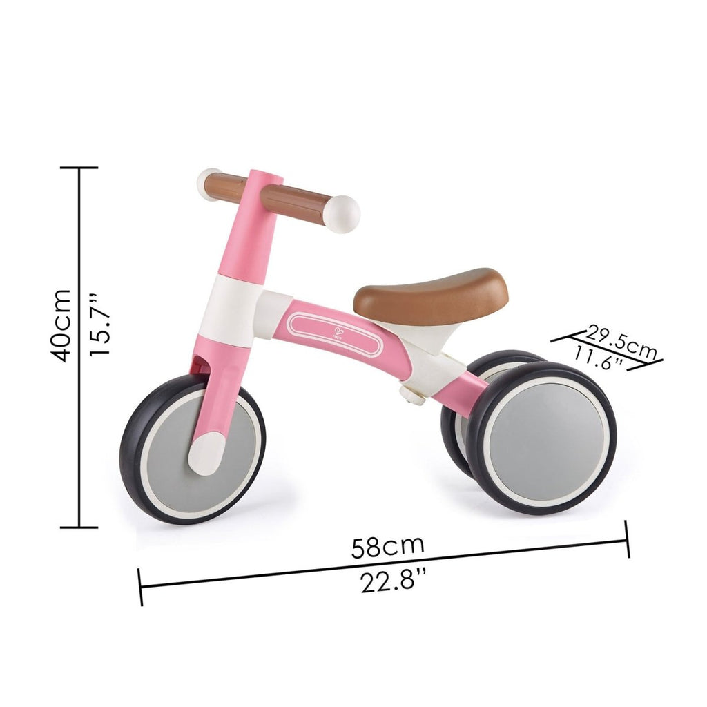 Hape First Ride Toddler Balance Bike, Pink