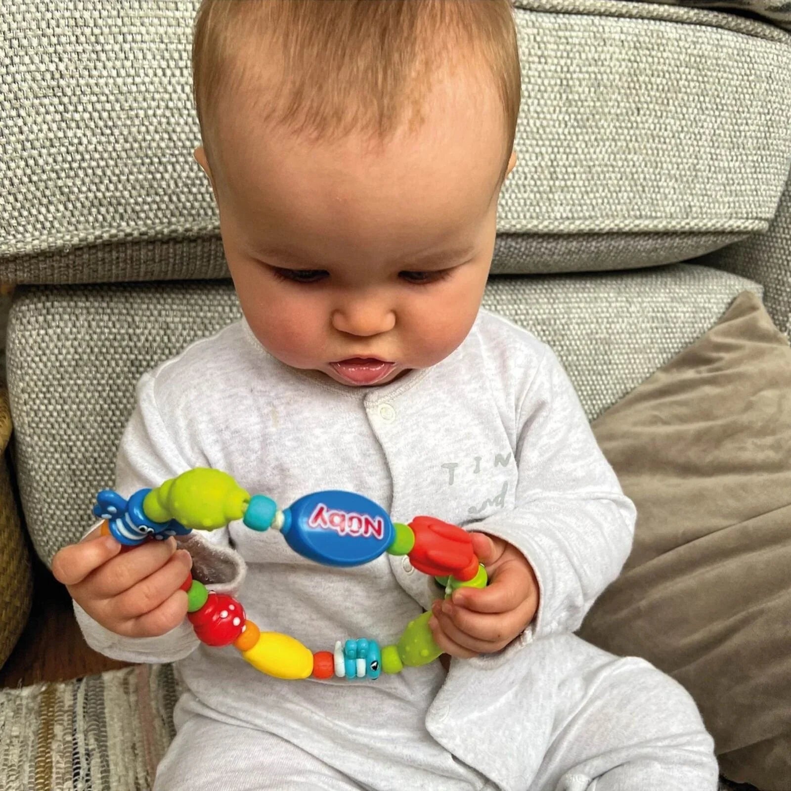 Nuby Bug a Loop Teether - Multicolour