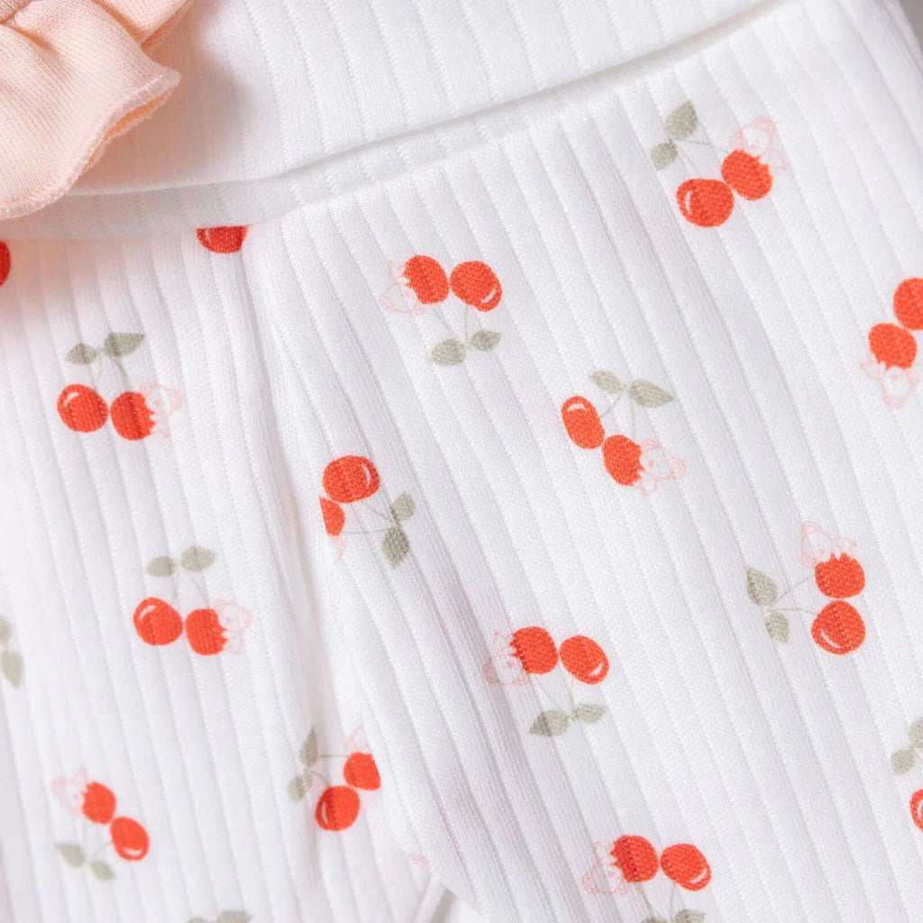 Tiffany 100% Cotton Tiny Baby Set - Ecru