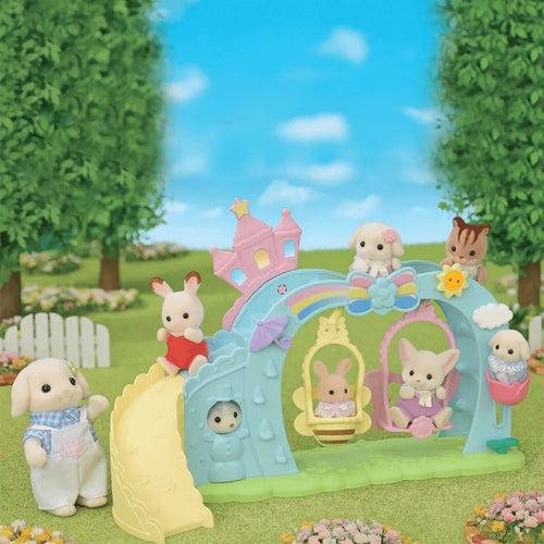 Sylvanian Families Nursery Swing Toy Playset for Ages 3 and Up