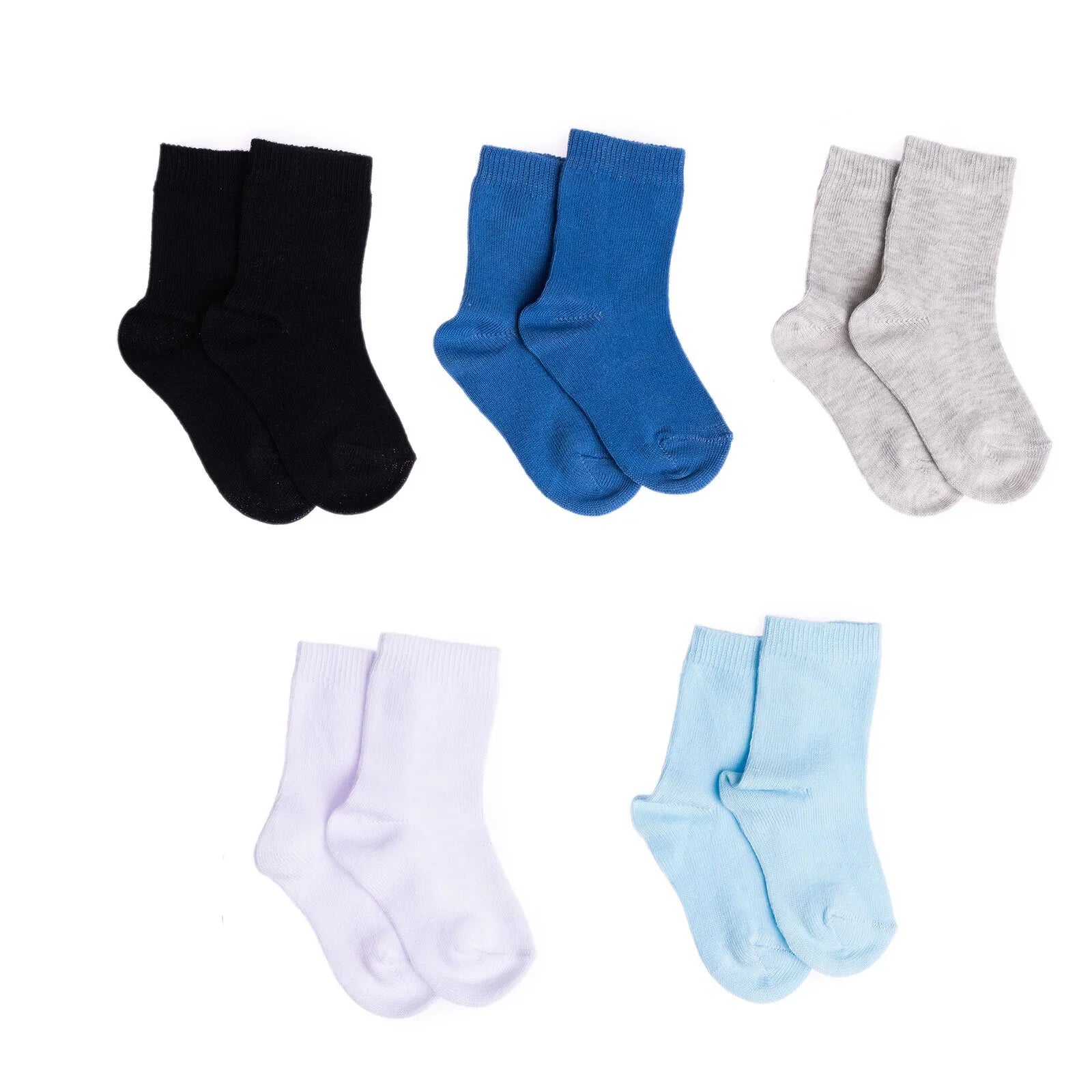 HelloBaby Baby Boy Socks 5 pcs - Blue