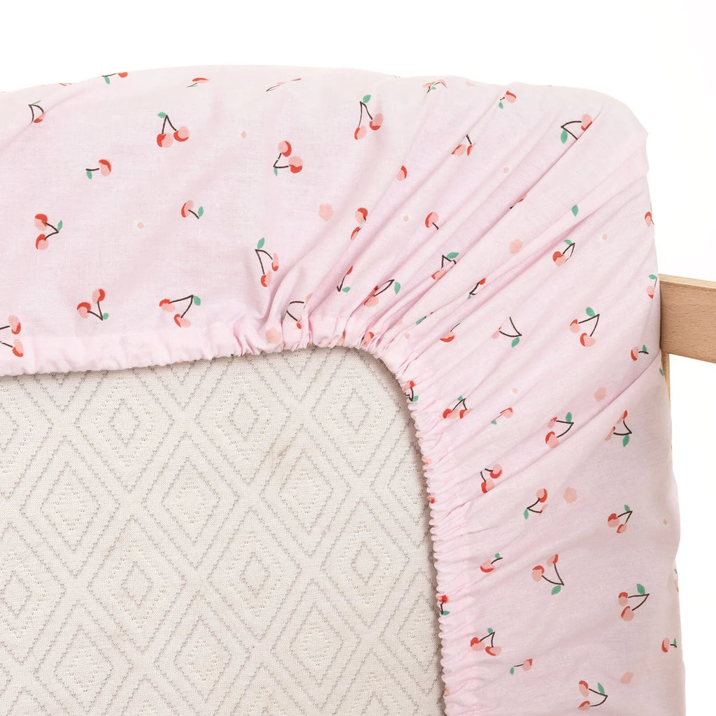 Little Dreams Girl Baby Crib Sheet - Pink