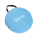 Blue Outsunny pop-up tent carrying bag with black carry handle