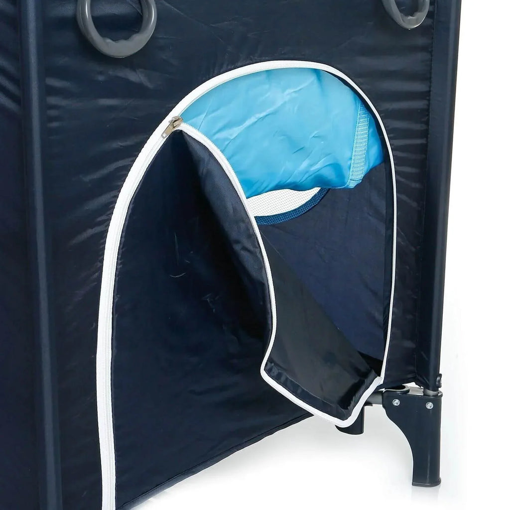 baby plus Play-Sleep Travel Cot - Ocean Blue