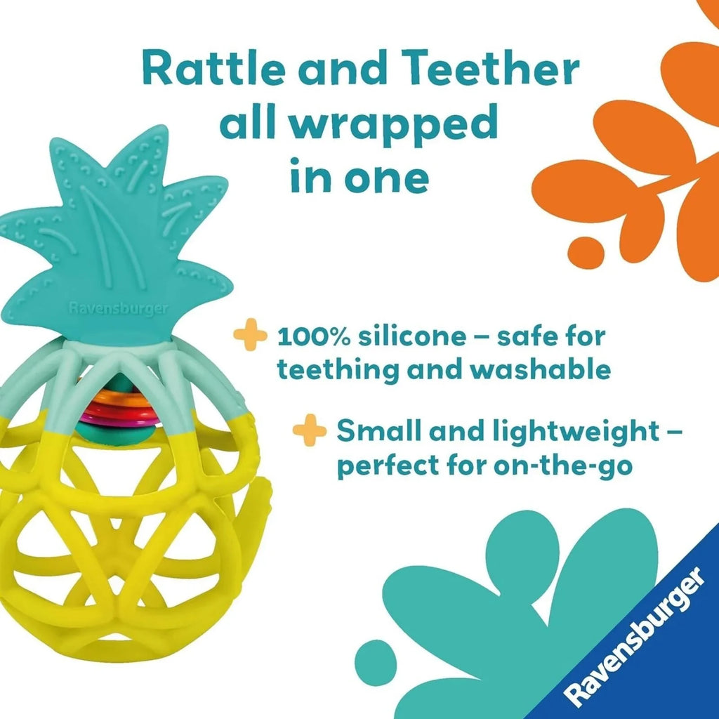 Play+ Rattle & Teether Pineapple