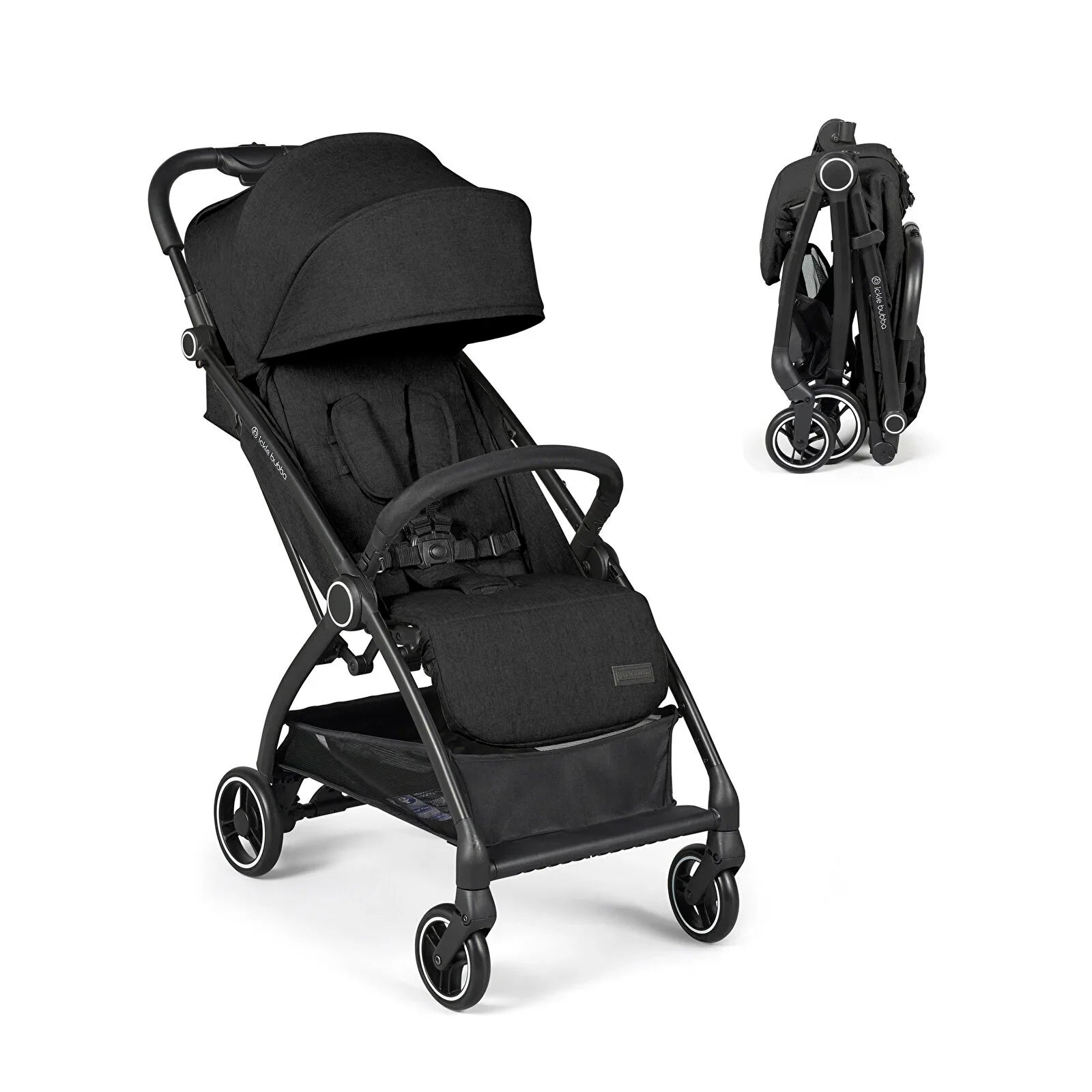Ickle Bubba Aries Autofold Stroller - Black