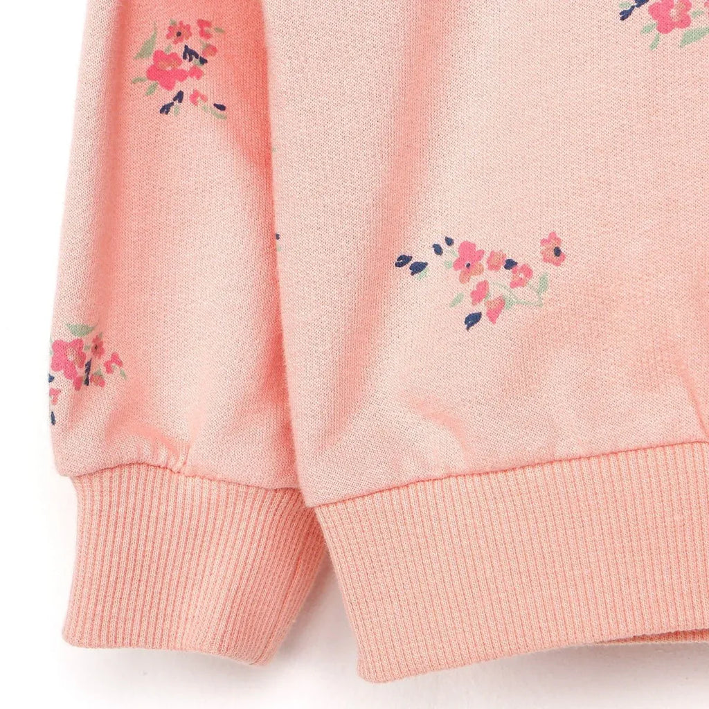 Tuffy Sweatshirt-Leggings - Salmon - Bobobiy