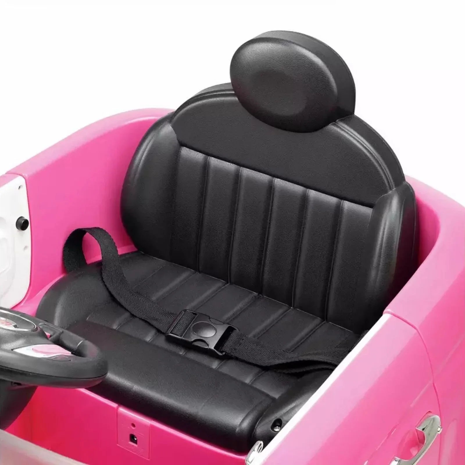 Xootz Fiat 500 12V Electric Ride On - Pink