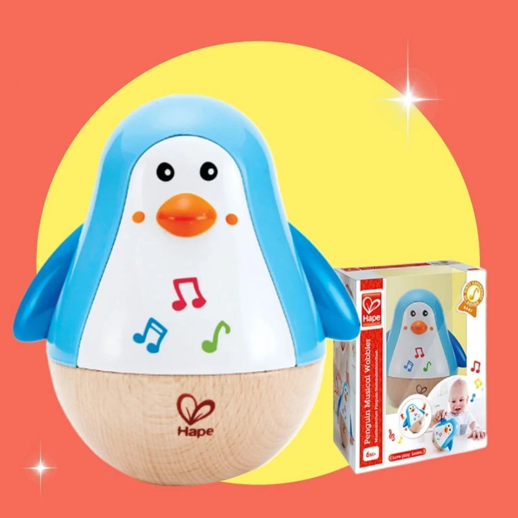 Hape Penguin Music Wobbler