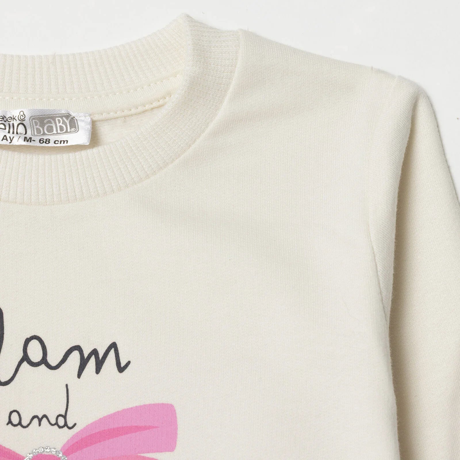 HelloBaby Sweatshirt - Ecru