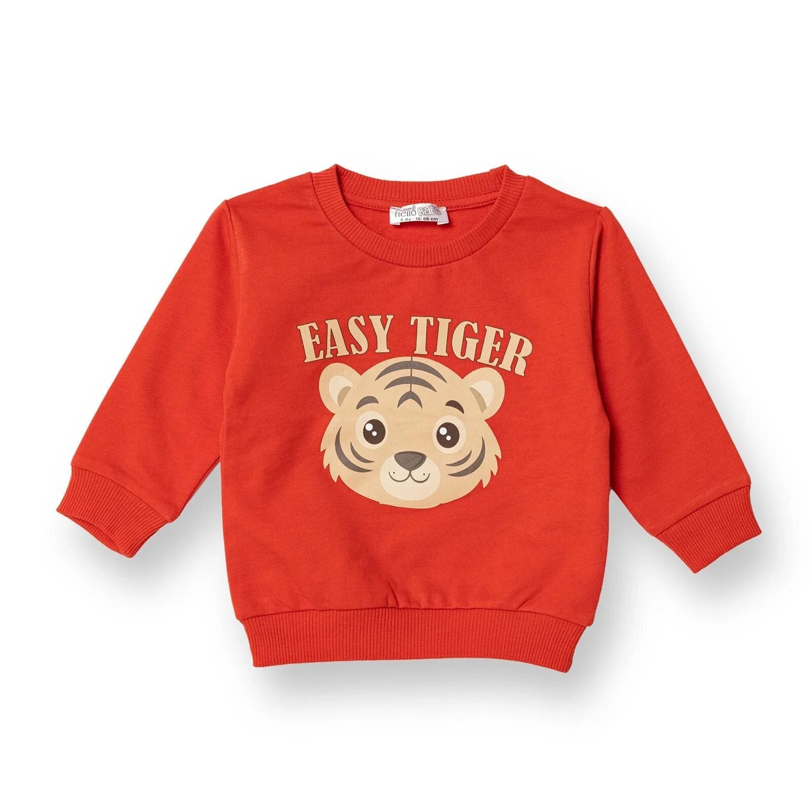 HelloBaby Basic Baby Boy Sweatshirt - Red