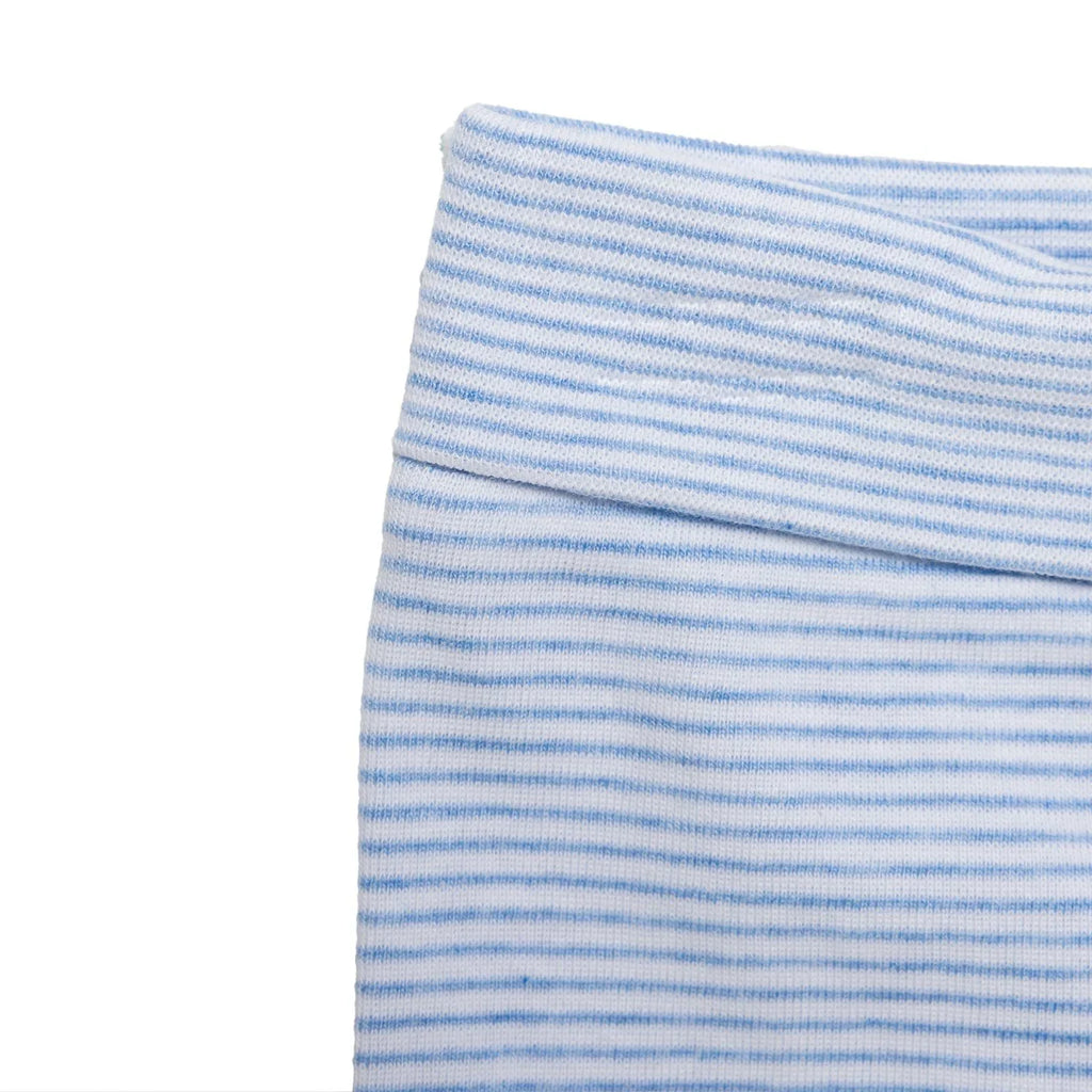 HelloBaby Unisex 2 Piece Footed Bottom - Blue