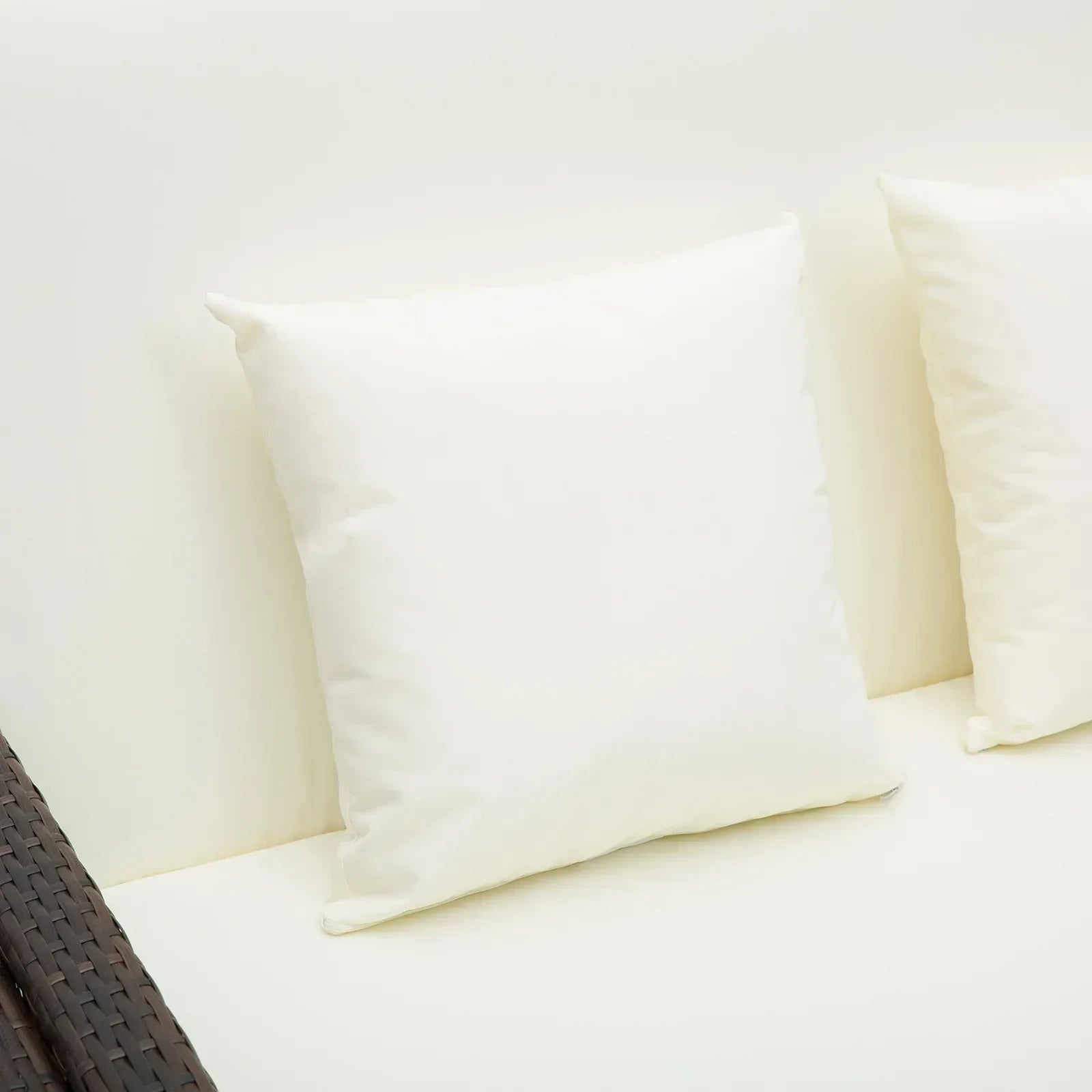 Rattan Sun Lounger 2 Seater Day Bed-Brown - Bobobiy