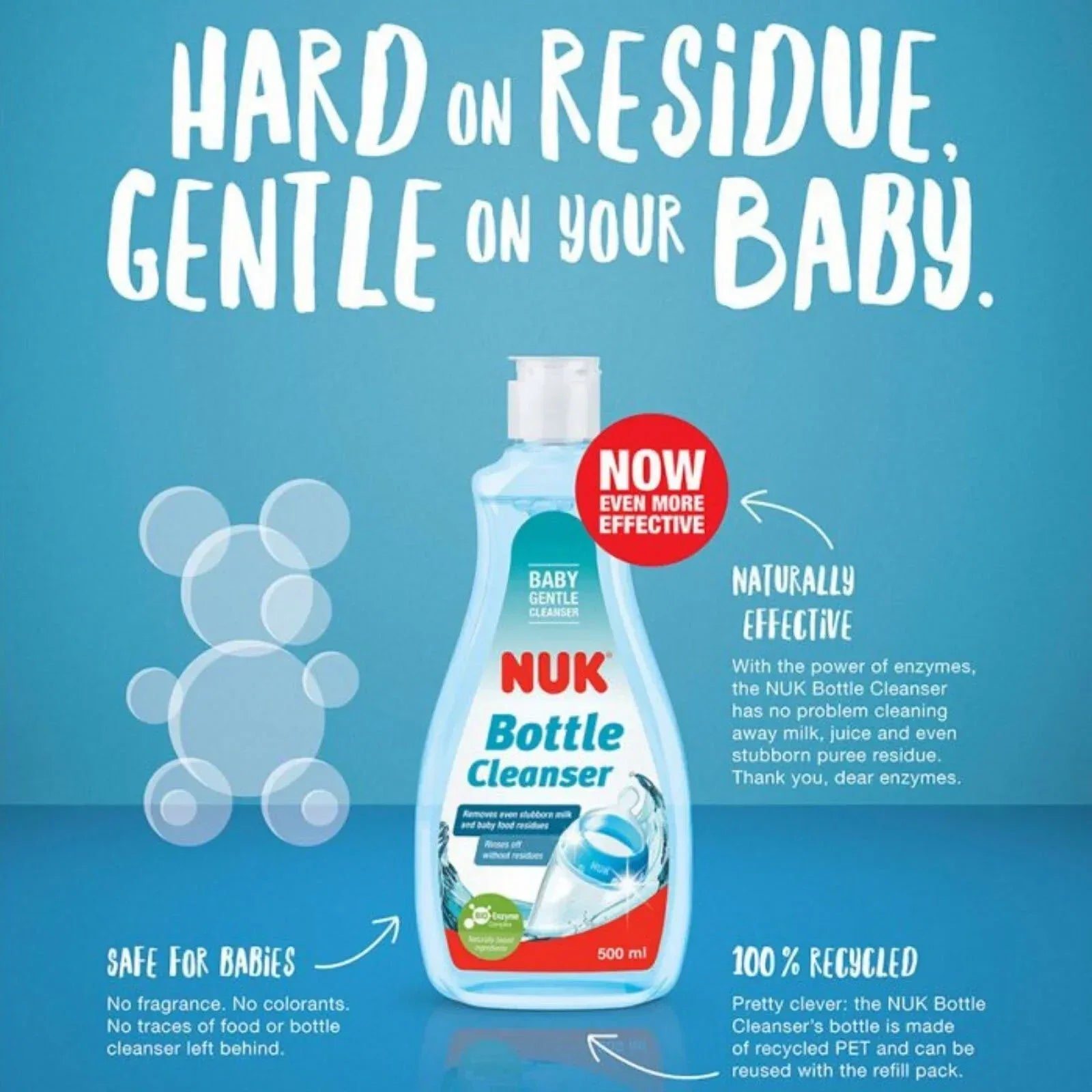 NUK Bottle Cleanser 500ml - Bobobiy