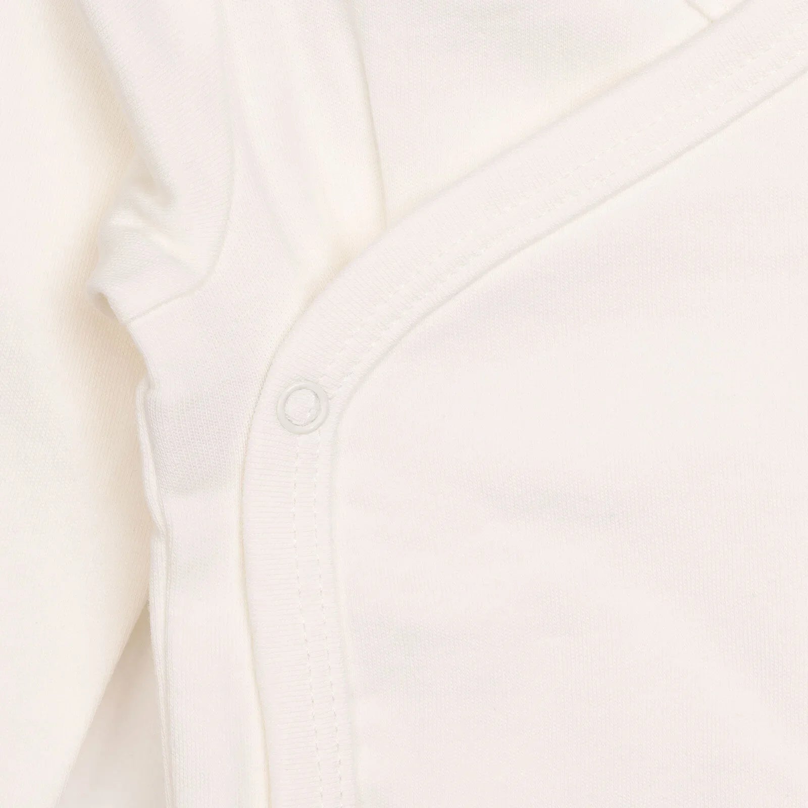 HelloBaby Newborn Organic Wrapover Top-Hat - Ecru