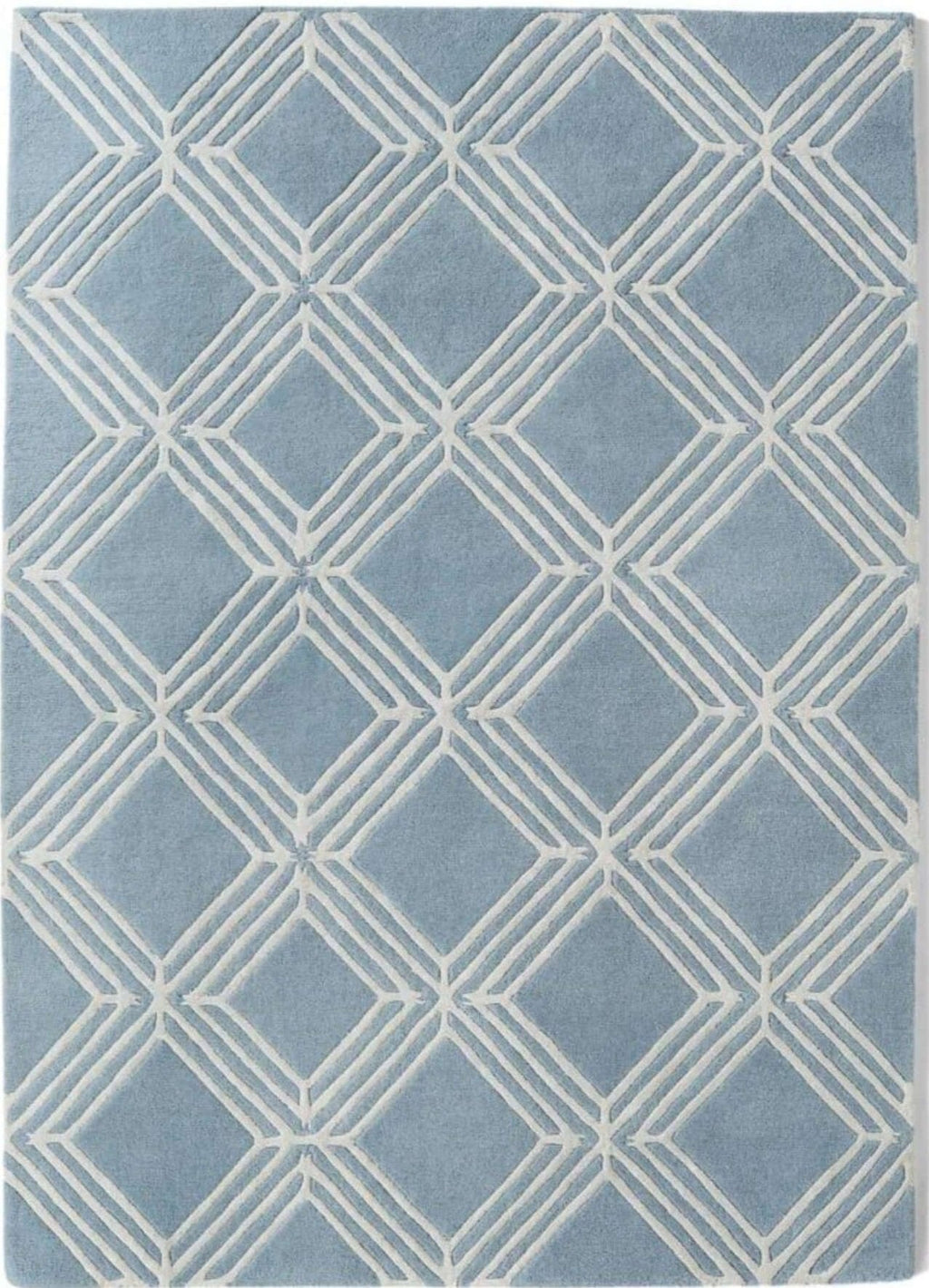 Vienna Blue Geometric Rug