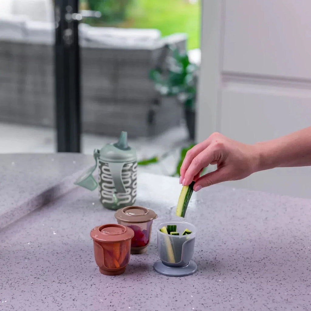 Vital Baby Nourish Store & Wean Pots 120ml Pack of 4 - Bobobiy