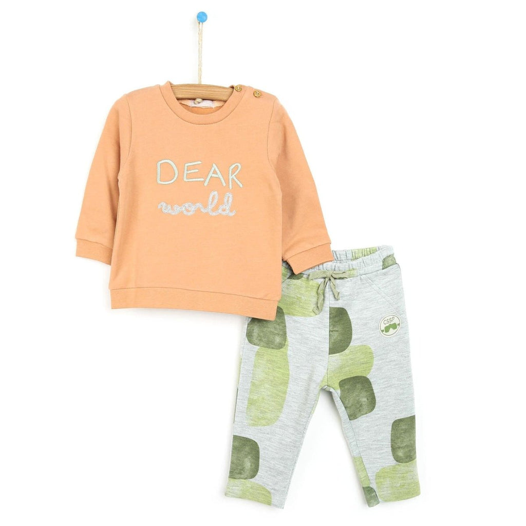 Cassiope Sweatshirt- Footless Bottom - Dark Orange