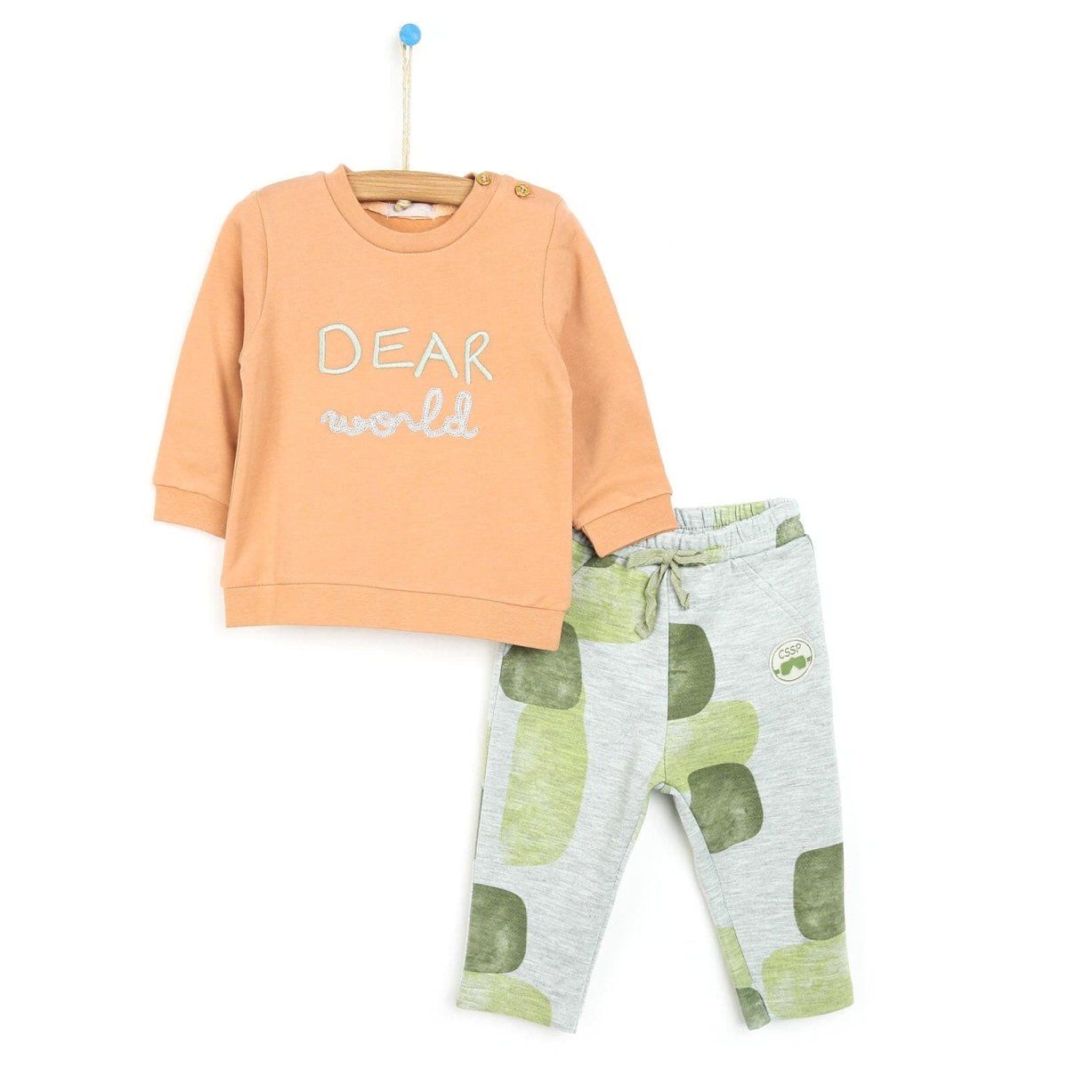 Cassiope Sweatshirt- Footless Bottom - Dark Orange