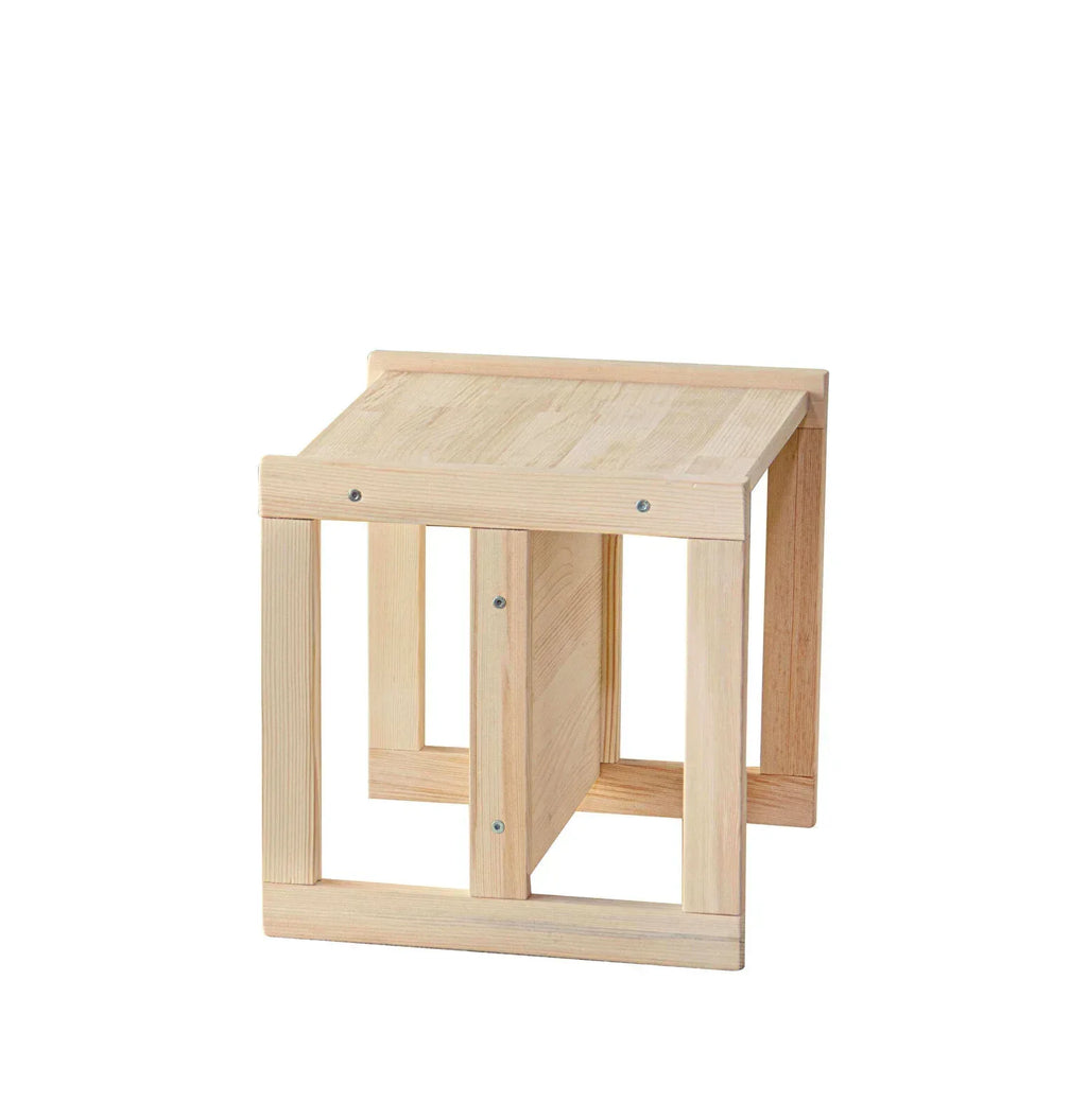 Montessori Wooden Convertable Table & Chair 36,1 cm (W) x 33,7 cm (H) x 36,6 cm (L) - Bobobiy