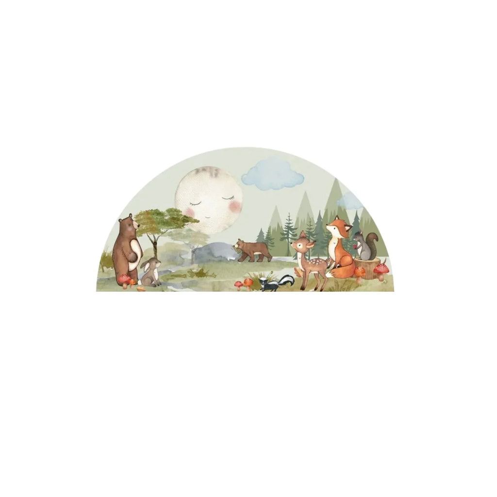 Live Vida Woodland Semi-Circle Wall Sticker
