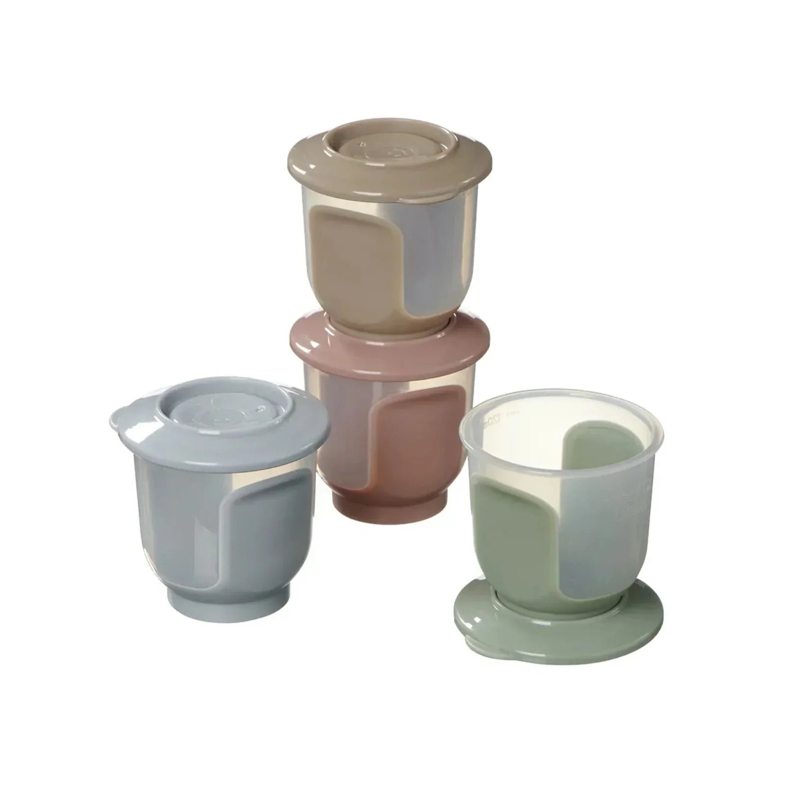 Vital Baby Nourish Store & Wean Pots 120ml Pack of 4 - Bobobiy
