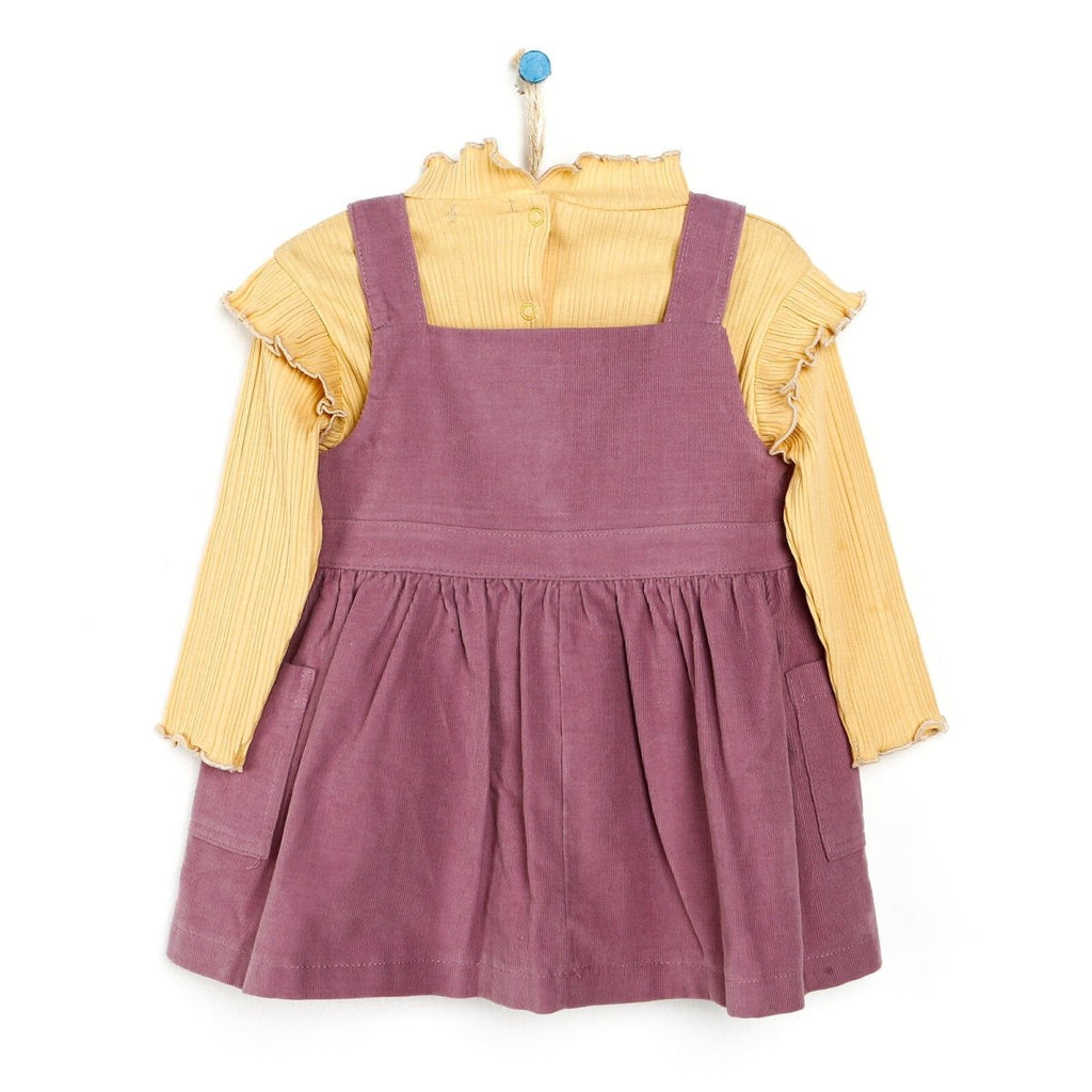 Cassiope Salopette Skirt - Sweatshirt - Damson