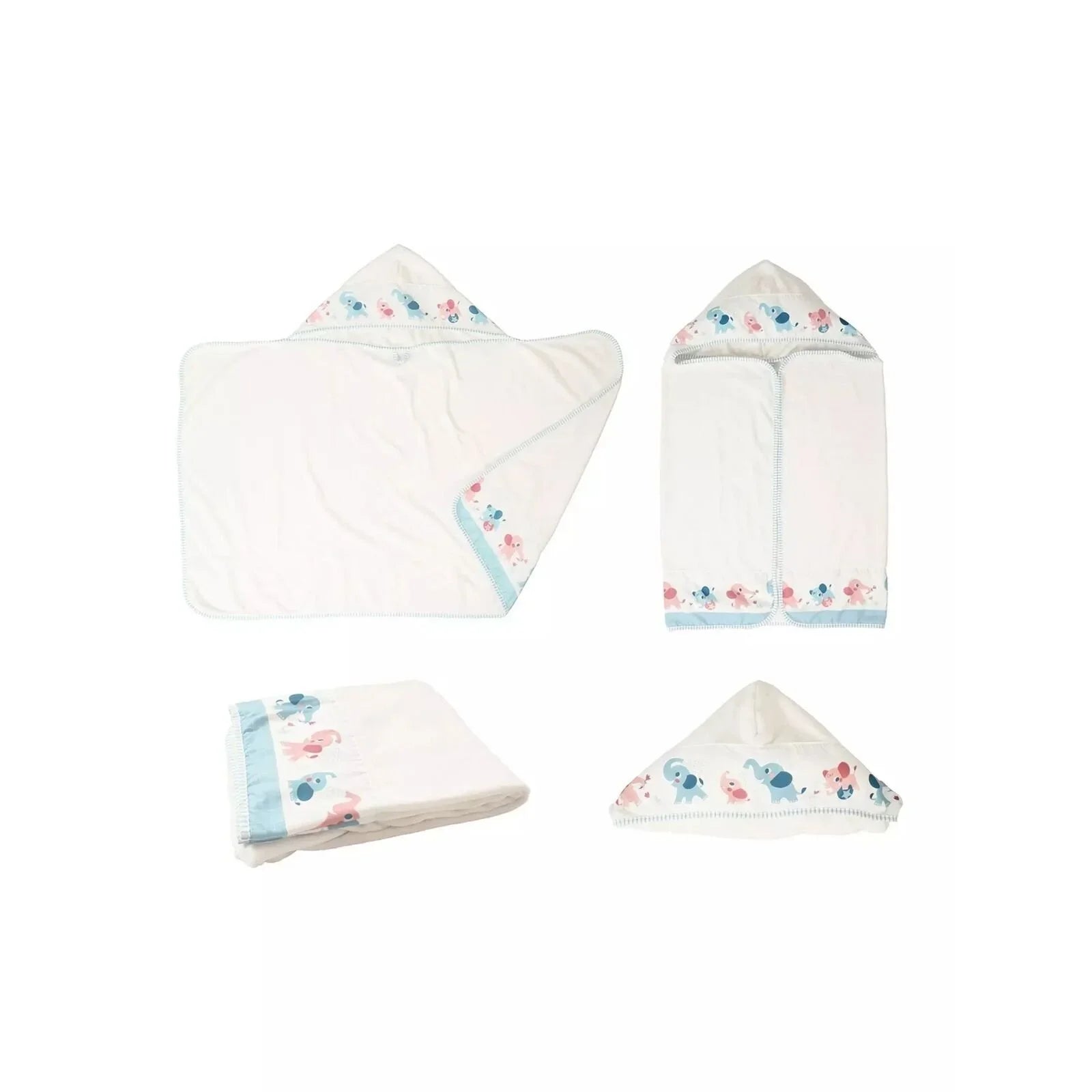 Yookidoo Baby Shower Gift Set Elephant - Cloudy Blue