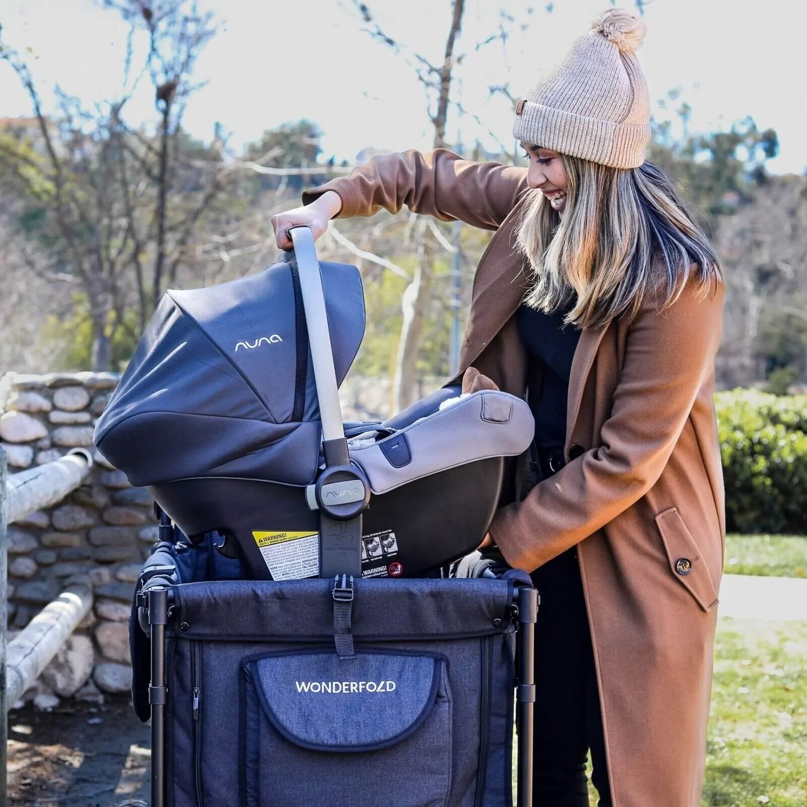 Wonderfold W2 Luxe Double Wagon - Charcoal Grey