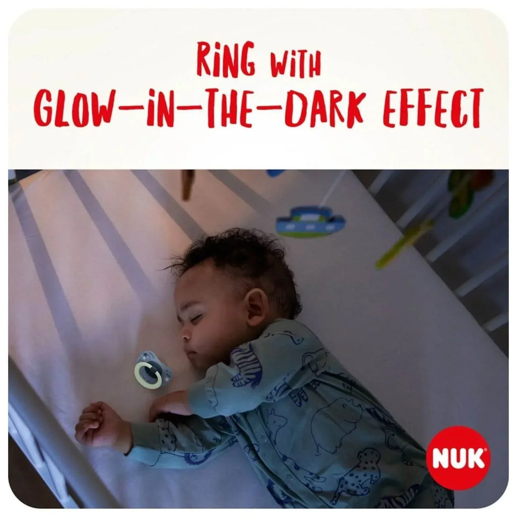 NUK Signature Night Silicone Soothers 0-6 months - Bobobiy