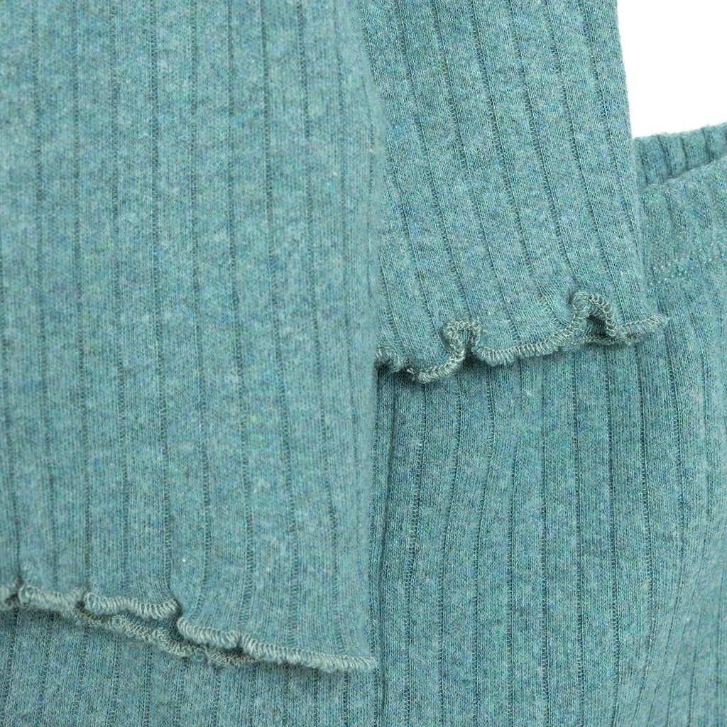 HelloBaby Baby Girl Long Sleeve Pyjamas Set - Light Green - Bobobiy