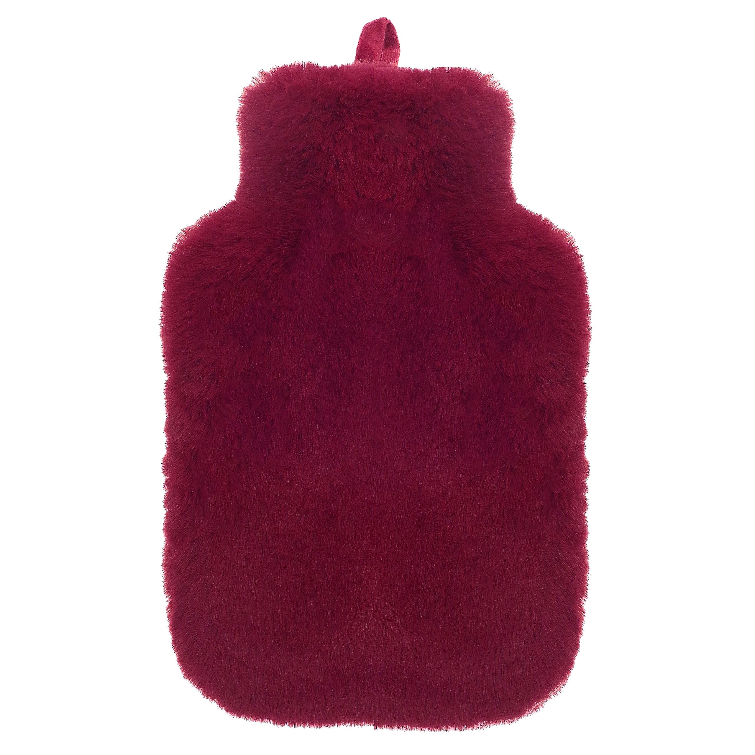 Faux Fur Super Soft Covered 2 Litre Luxury Hot Water Bottle for Thermotherapy Durable Natural Rubber UK Safe Tested for Winter Warmth Ideal Gift for Adults Kids