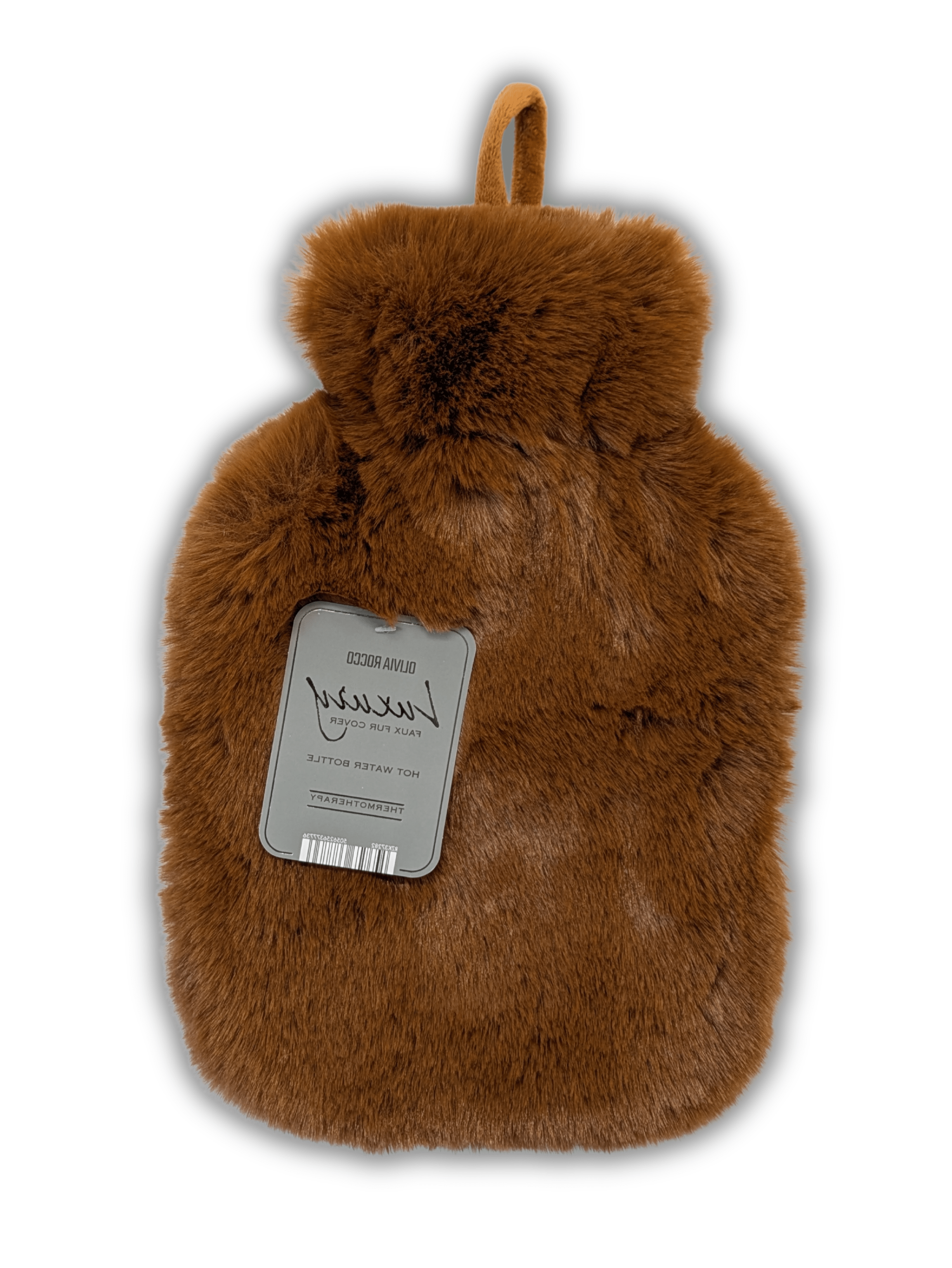 Faux Fur Super Soft Covered 2 Litre Luxury Hot Water Bottle for Thermotherapy Durable Natural Rubber UK Safe Tested for Winter Warmth Ideal Gift for Adults Kids
