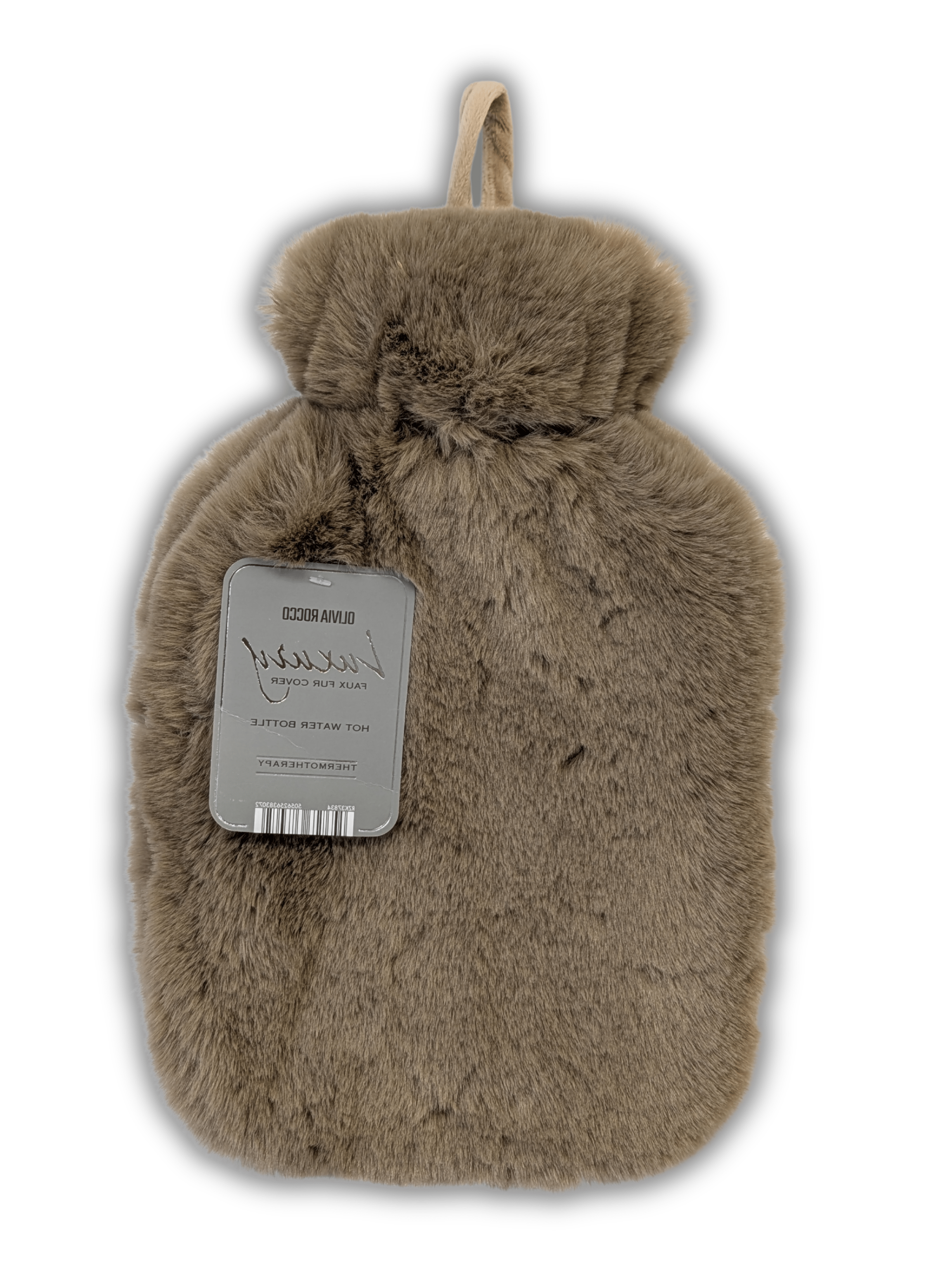 Faux Fur Super Soft Covered 2 Litre Luxury Hot Water Bottle for Thermotherapy Durable Natural Rubber UK Safe Tested for Winter Warmth Ideal Gift for Adults Kids